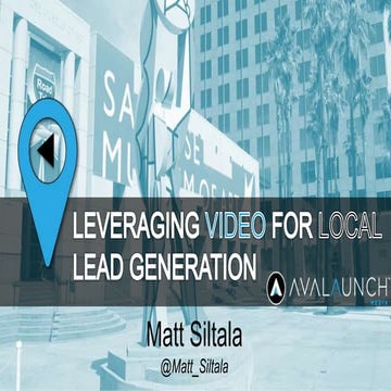Generating Local Leads with Video