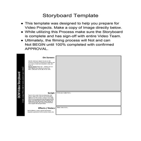 Video Open-Storyboard-Template
