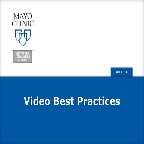 Video Best Practices - Jason Pratt
