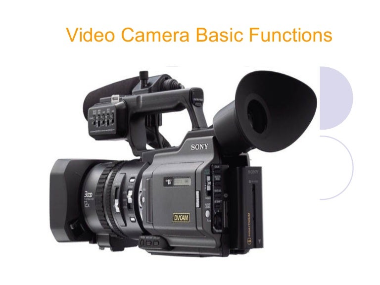 Video camera basic functions... shot types ..aspect ratio