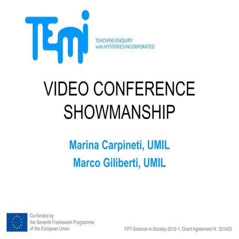 TEMI innovations: showmanship