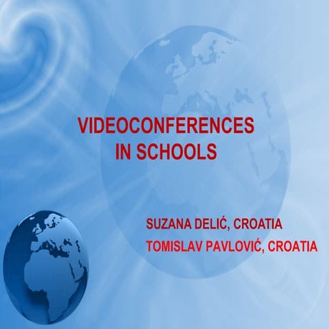 Videoconferences in schools