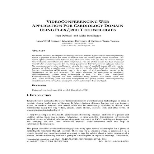 Videoconferencing web