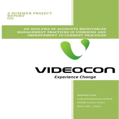 Videocon final sip report