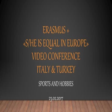 Videoconference Italiy Turckey