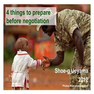 4 things to prepare before negotiation