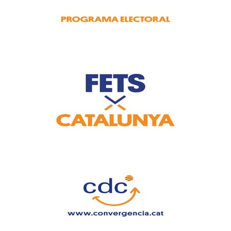 Programa electoral 26-J: CDC