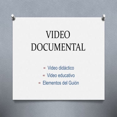 Video documental