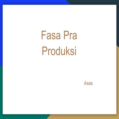 Video dokumentari   fasa pra produksi