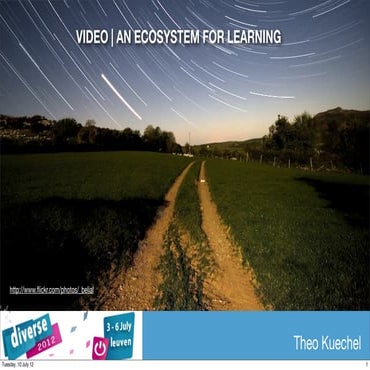 Video ecosystem for learning