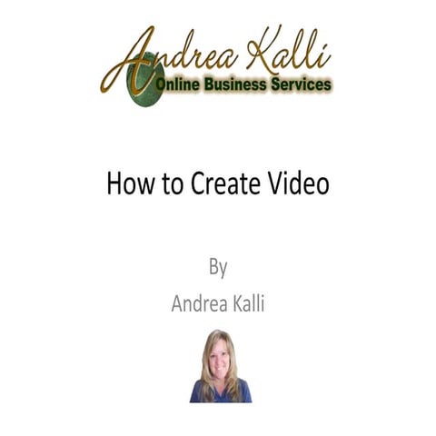 How to Create Video Training Course