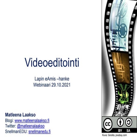 Videoeditointi 29.10.21