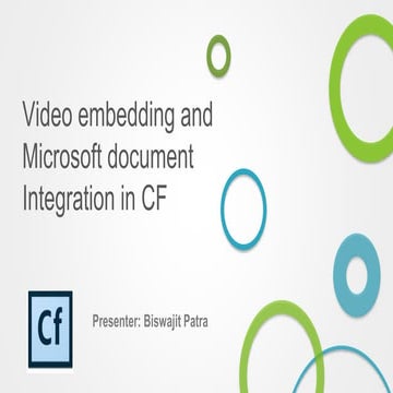 Video Embedding and Microsoft Document Integration in ColdFusion