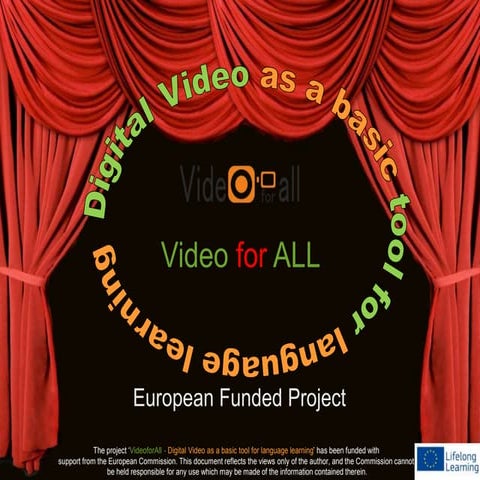 Video for all European project presentation