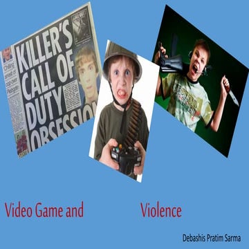 Video game and violence