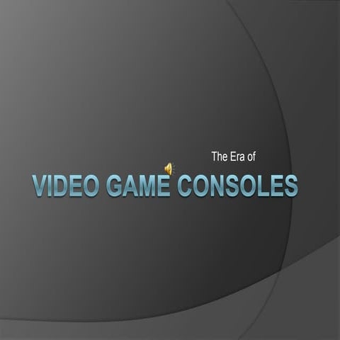 Video game consoles