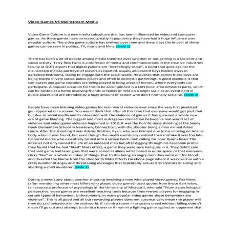 Video games case study | PDF