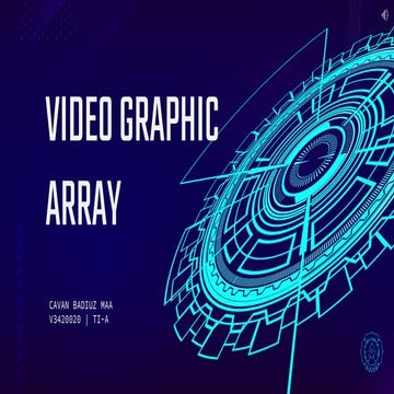 Video Graphic Array | PPT