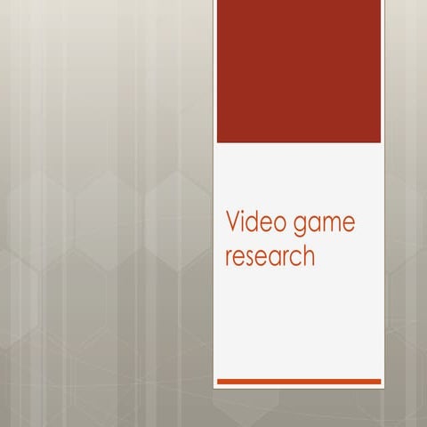 Recurring themes in fps games 060313 | DOCX