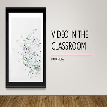 Teaching with video | PPTX