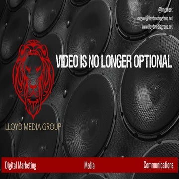 Video is no longer optional 