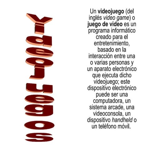 Videojuegos