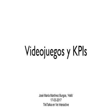 Videojuegos y KPIs