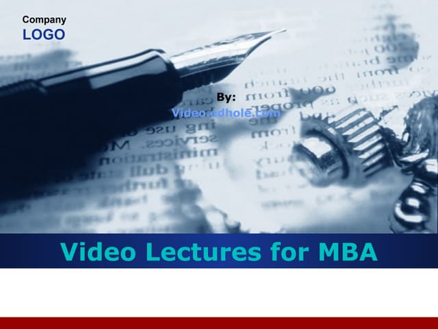 Video lectures for b.tech