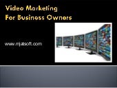 Video marketing for Business Owners