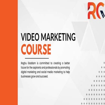 Video marketing  course in Hyderabad ( 3zenx)