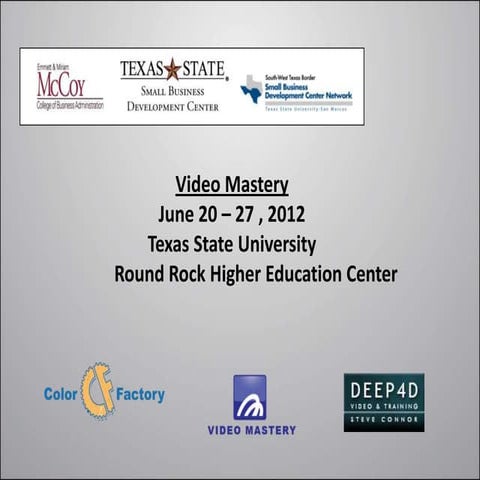 Video mastery 2012 series1_ver3