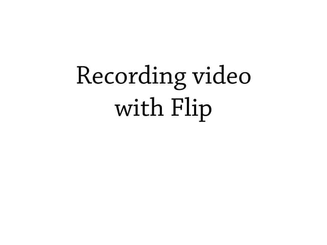 Video Coaching with iChat Orientation