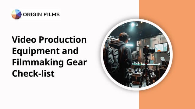 Simple Video Production Equipment For Beginners photo