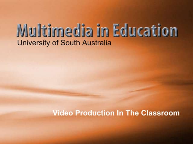 Video production process