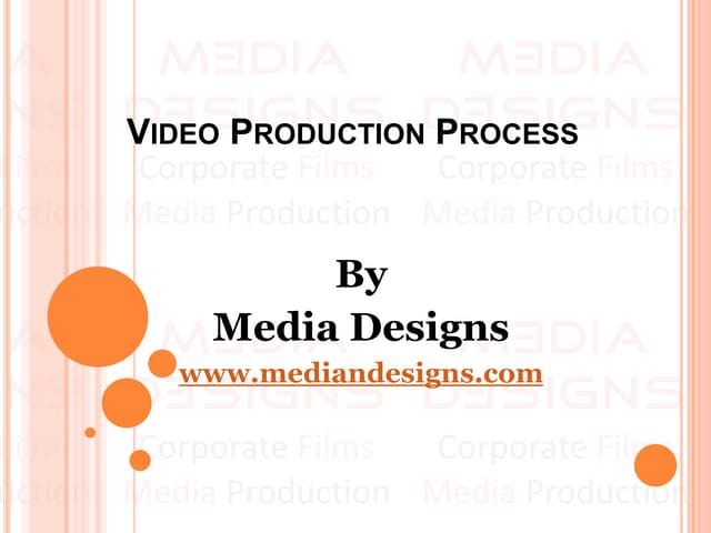 Video Production Process - 3 Stages