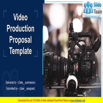 Video Production Proposal Template PowerPoint Presentation Slides