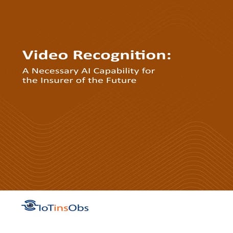 Video Recognition: A Necessary AI Capability for the Insurer of the Future