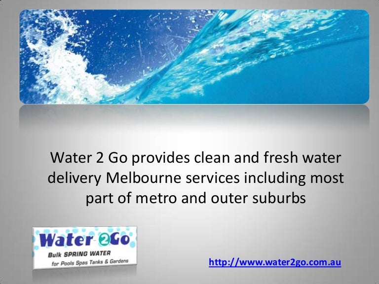 Water Suppliers Melbourne