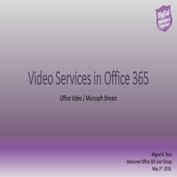 Overview of Video services in Office 365