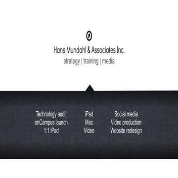 Video & Social Media Intensive