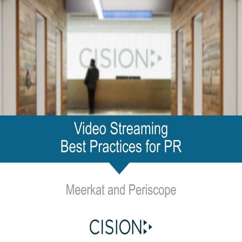Video Streaming Best Practices for PR
