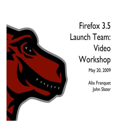 Video Workshop May20