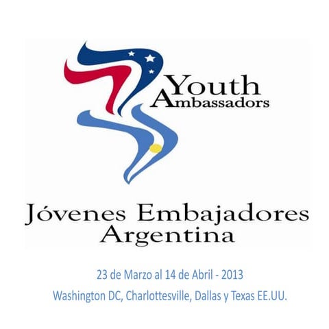 Jóvenes Embajadores 2013