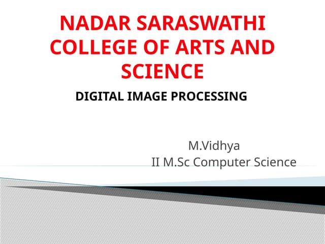 Digital image processing, Computer science