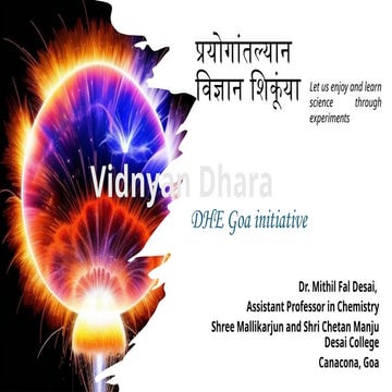 Vidnyan Dhara 2025 Initiative of DHE,Goa to promote general science