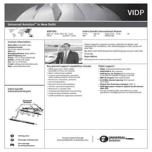 VIDP Ground Handling Agent in New Delhi, India - Indira Gandhi International ...