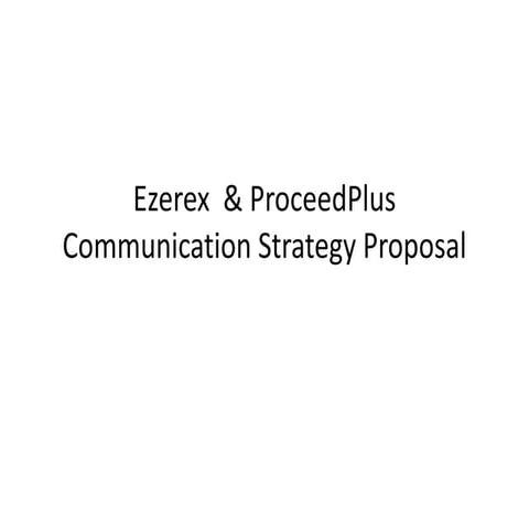 ISC Marketing - Example of Communication Strategy
