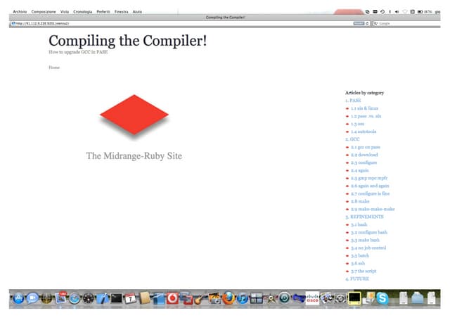Compiling the Compiler