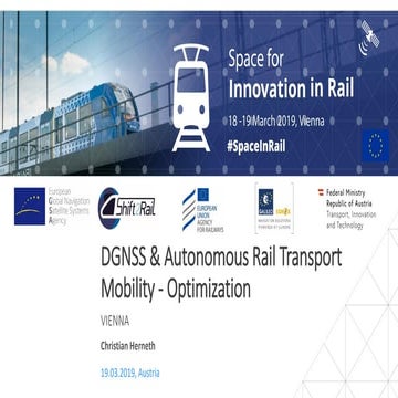 DGNSS & Autonomous Rail Transport Mobility - Optimization
