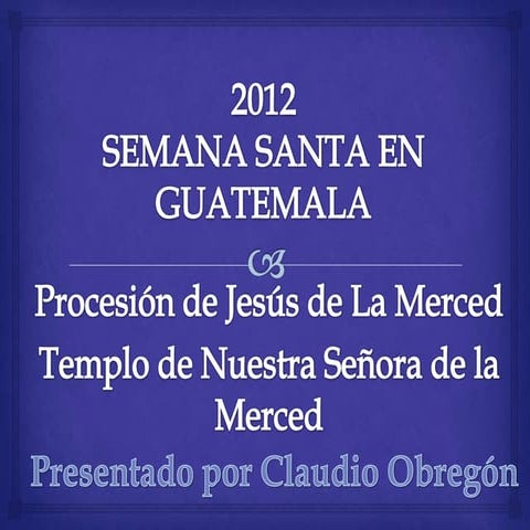 Viernes santo la merced 2012